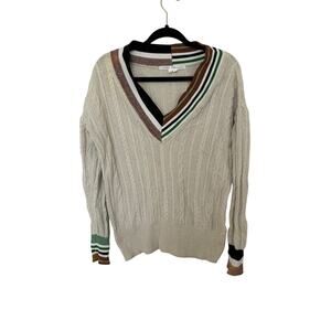 Veronica Beard Rory V-Neck Pullover Size S